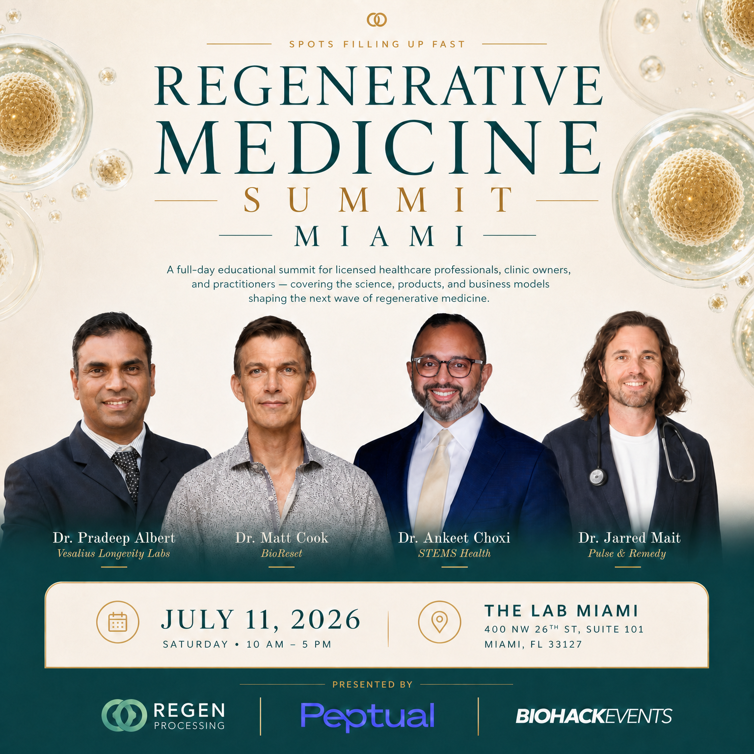 Regenerative Medicine Summit — Miami cover